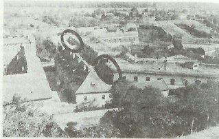A péterváradi vár, a megjelölt helyeken tartották fogva a magyar foglyokat (Forrás: Matuska Márton)

